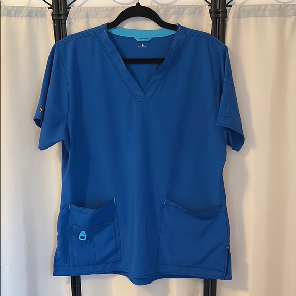 Carhartt Tops - Carhartt Blue Scrub Top
